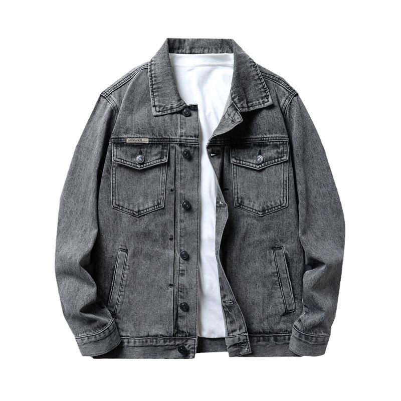 Men's American Cowboy Jacket High-End Rogue Style 2025 Spring/Autumn New Trend Multi-Pocket Denim Jacket