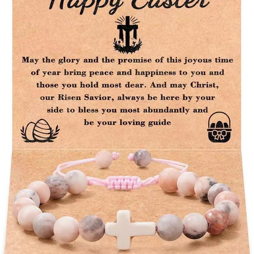 JYL TS Bracelet Five-Stone  Protection Harmony  Multi-Blessings pink usafa синий