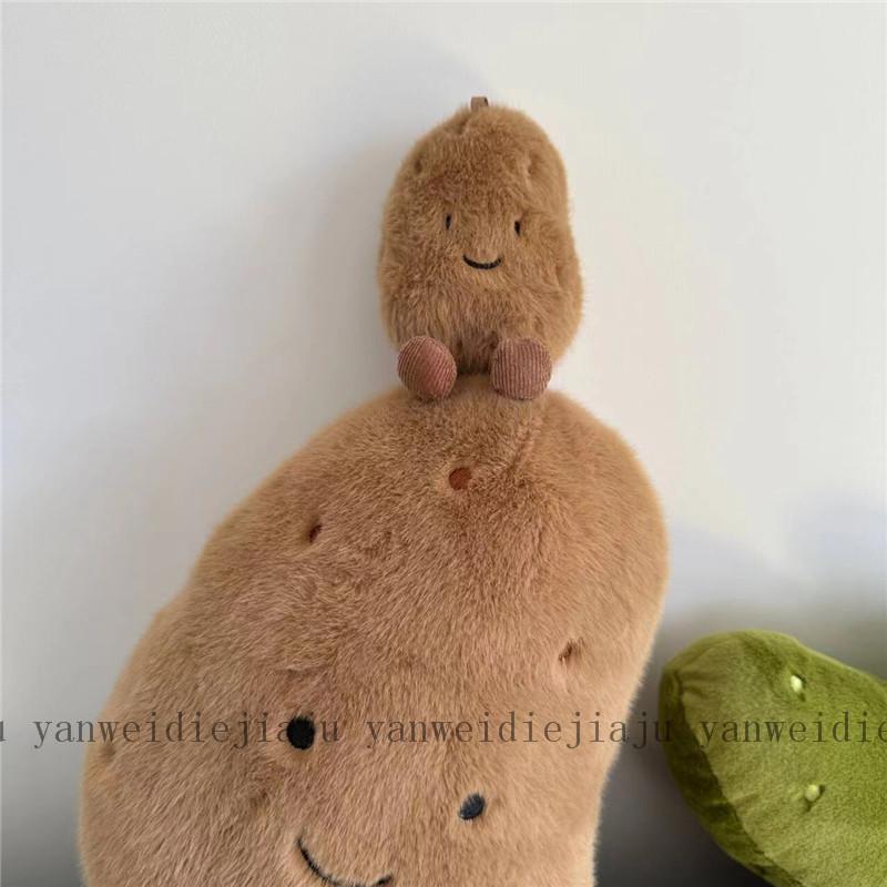 Pickle Potato And Plush Pillow Set With Pp Cotton Filling For Gift Kids