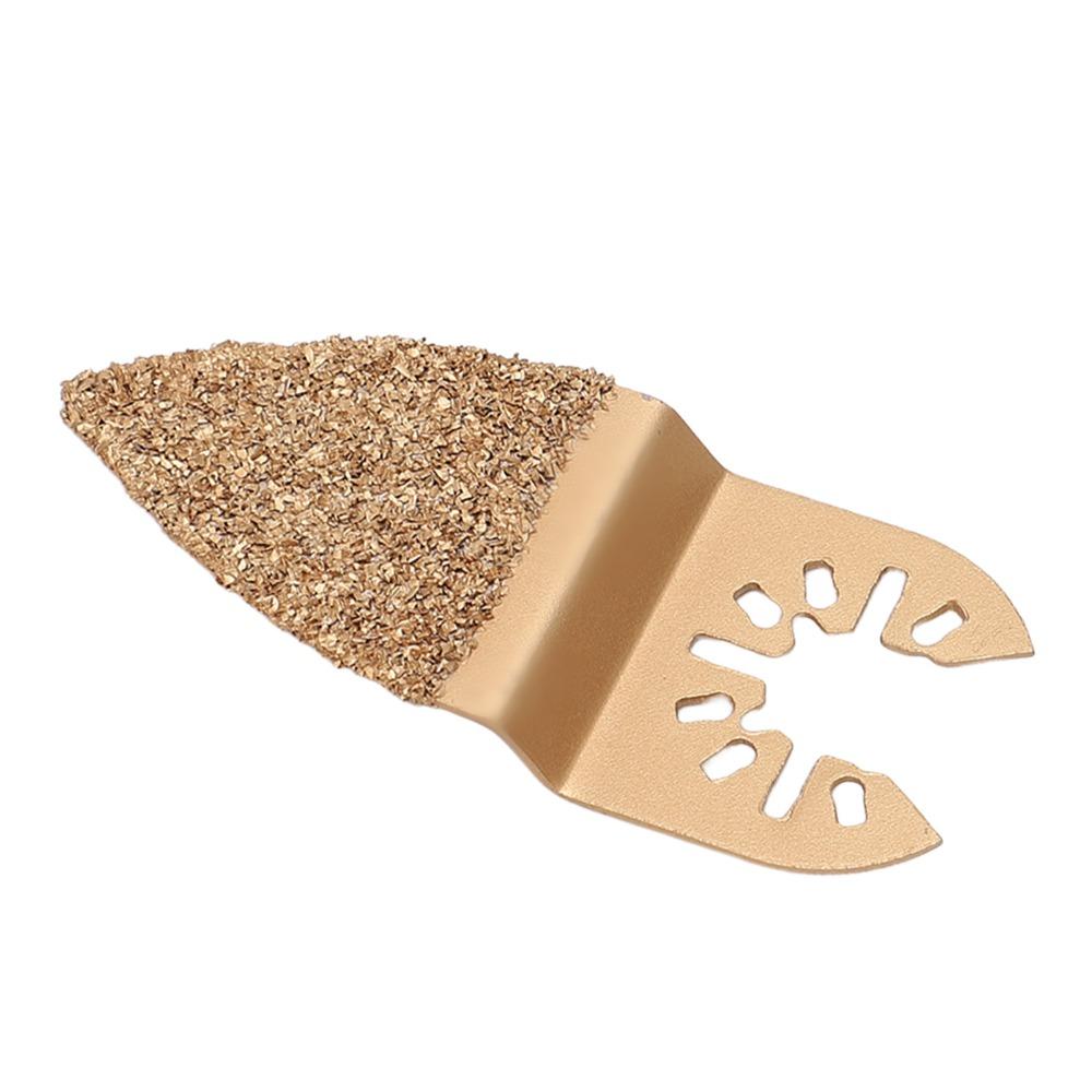 4pcs Diamond Grit Oscillating Saw Blades Semi Circle Shape Flush Cut Blades Ceramics Cutting