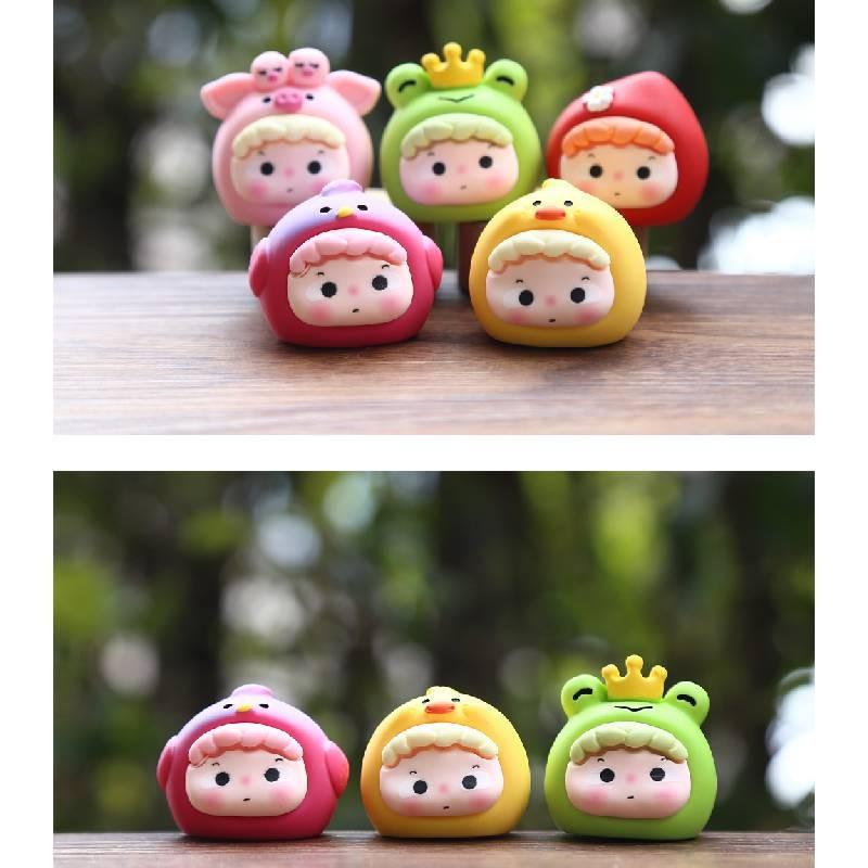 Forest Animal Girl Collectible Resin Random Box For Kids And Collectors