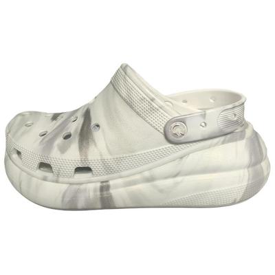 Crush Pearlised Marble Clogs, Comfortable and Versatile, Unisex In Grey and White