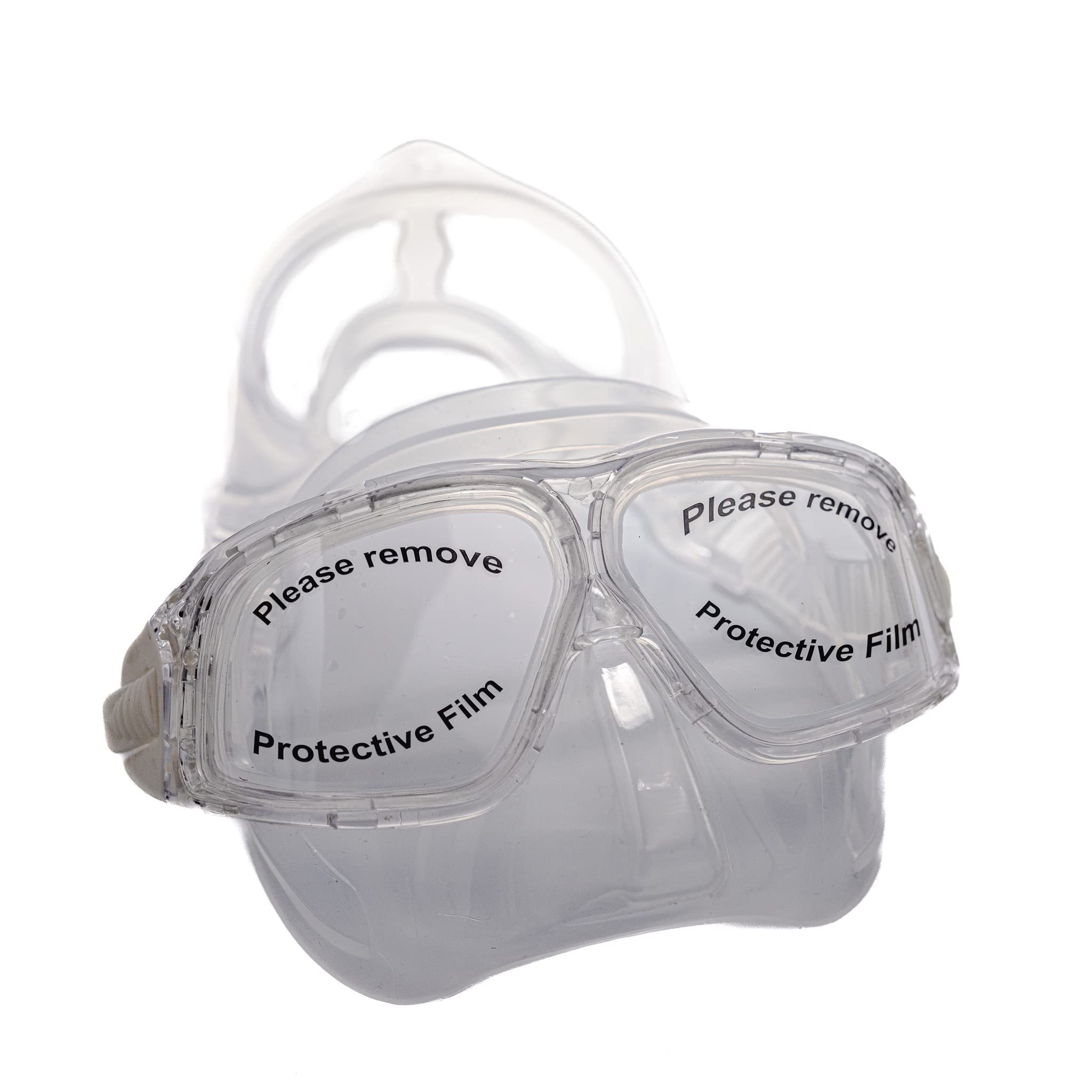 

UMMY Маска для фридайвинга Пляжная Доступна в 3 цветах для сноркелинга, фридайвинга, дайвинга, (чистый)