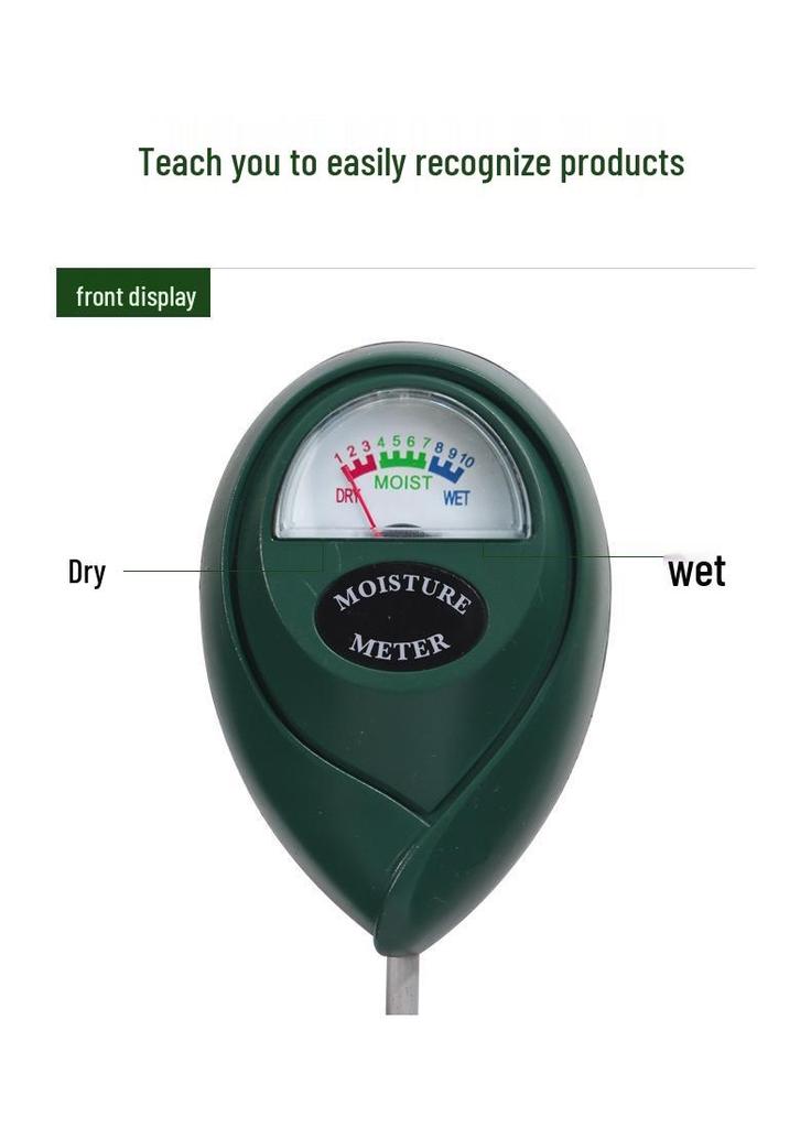 Gardening Soil Moisture Hygrometer for Plants & Flowers