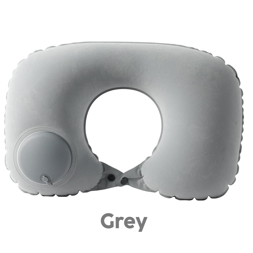 Flocking Inflatable Portable Cervical Protection Pillow Cervical And Neck Massager Neck And Shoulder Relaxation U-Shape Pillow
