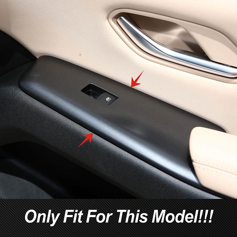 Car Styling Window Glass Lifting Buttons Frame Decoration Cover Trim For BYD Song Pro 2025 LHD Interior Accessories