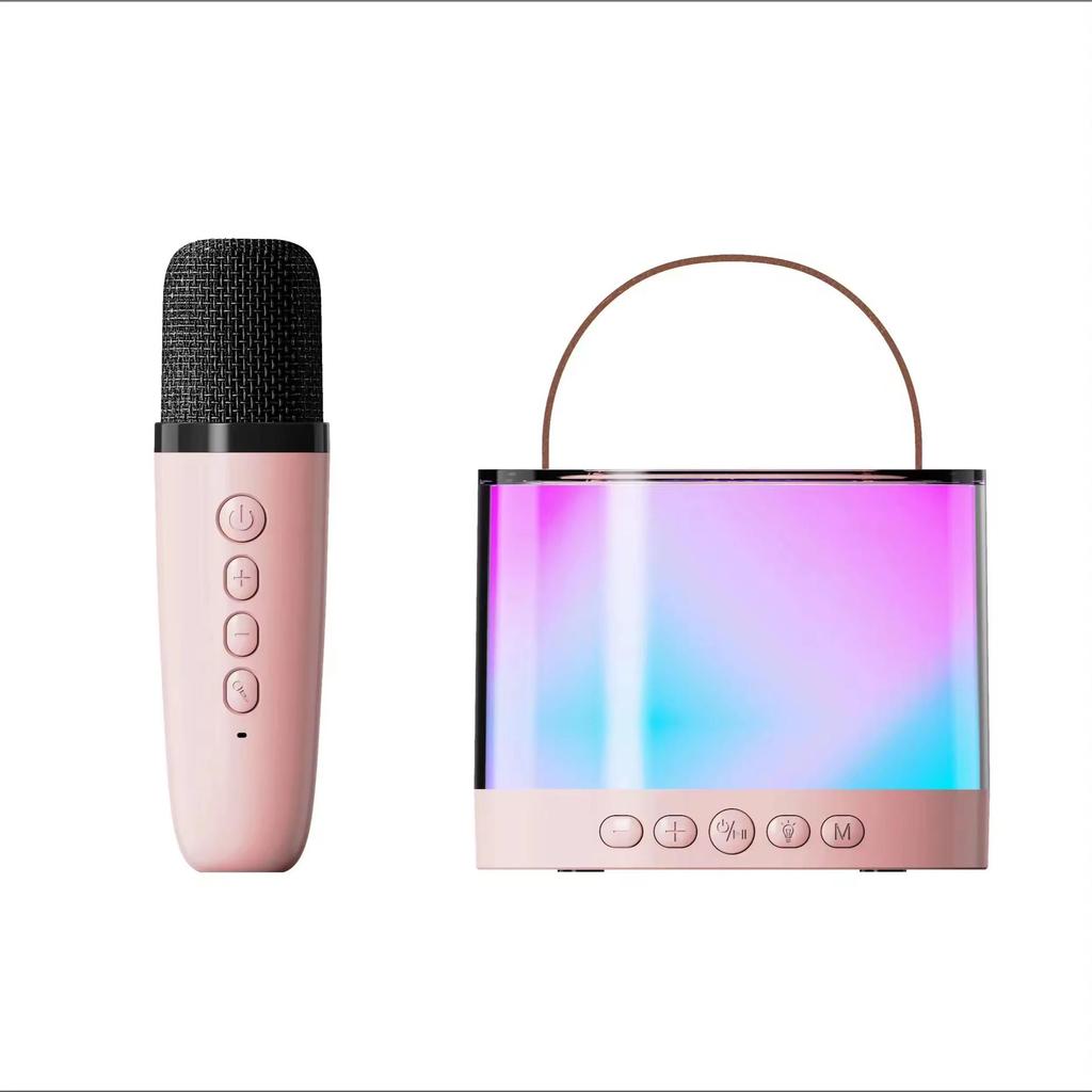 Best-Selling Portable Outdoor Bluetooth Speaker with Dual Microphones for Family Karaoke