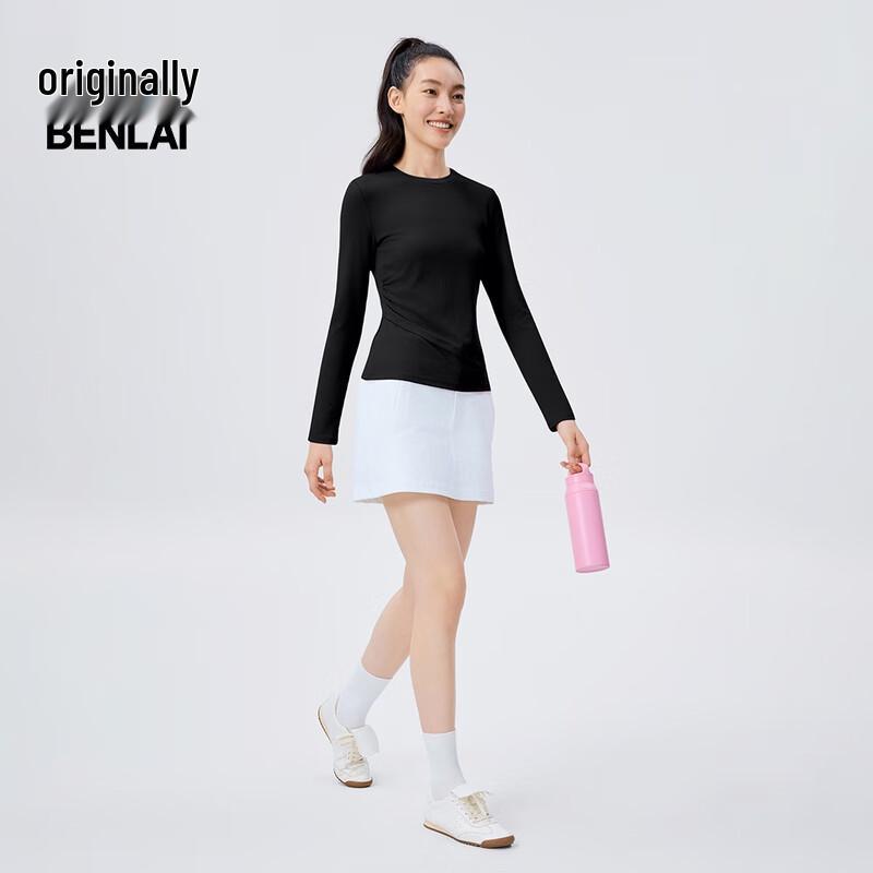 Benlai Women's Antibacterial Slim-Fit Long-Sleeve T-Shirt