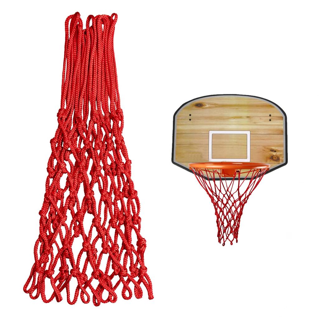 Sanung Basketball Hoop 12 7 Ideal for Games and and Net, 2-Pack, Rings, Sections, Practice, Wear-Resistant, Tangle-Free, All-Weather, Tangle-Free