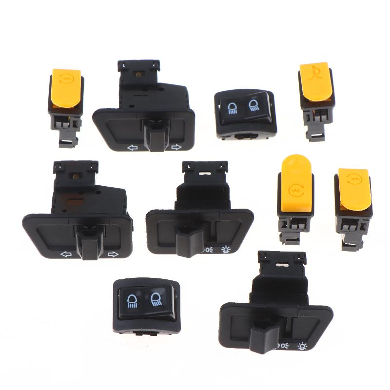 Motorcycle Head Light Horn Dimmer Turn Starter Single Headlight Switch Button For Atv Moped Scooter