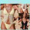 Bikini Swimwear For Women With Lace Double Layer Fabric For Poolside Beachwear