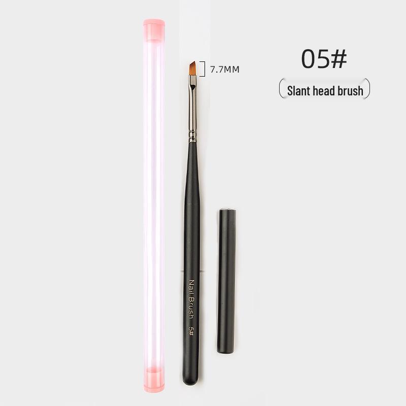 Japanese Nail Art Pen Set: 16-Piece Gel Polish Liner, Drawing, Carving, and Blending Brushes.