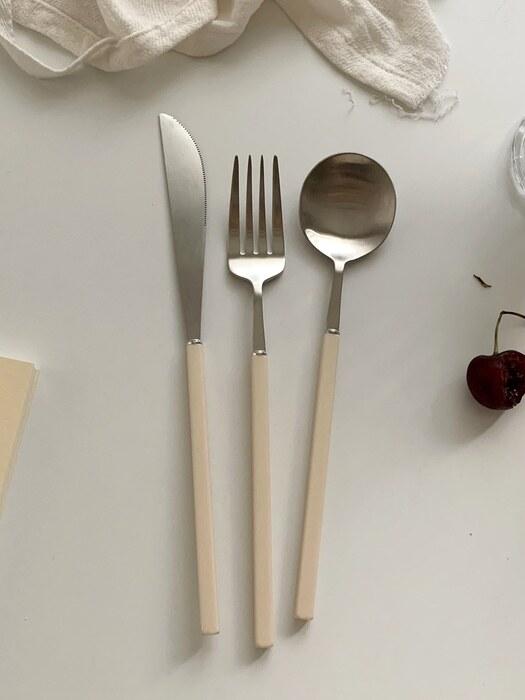 Elegant Table Eternelle Cutlery (Dinner Spoon, Fork, Knife, Brunch, Home Cafe) dinner spoon