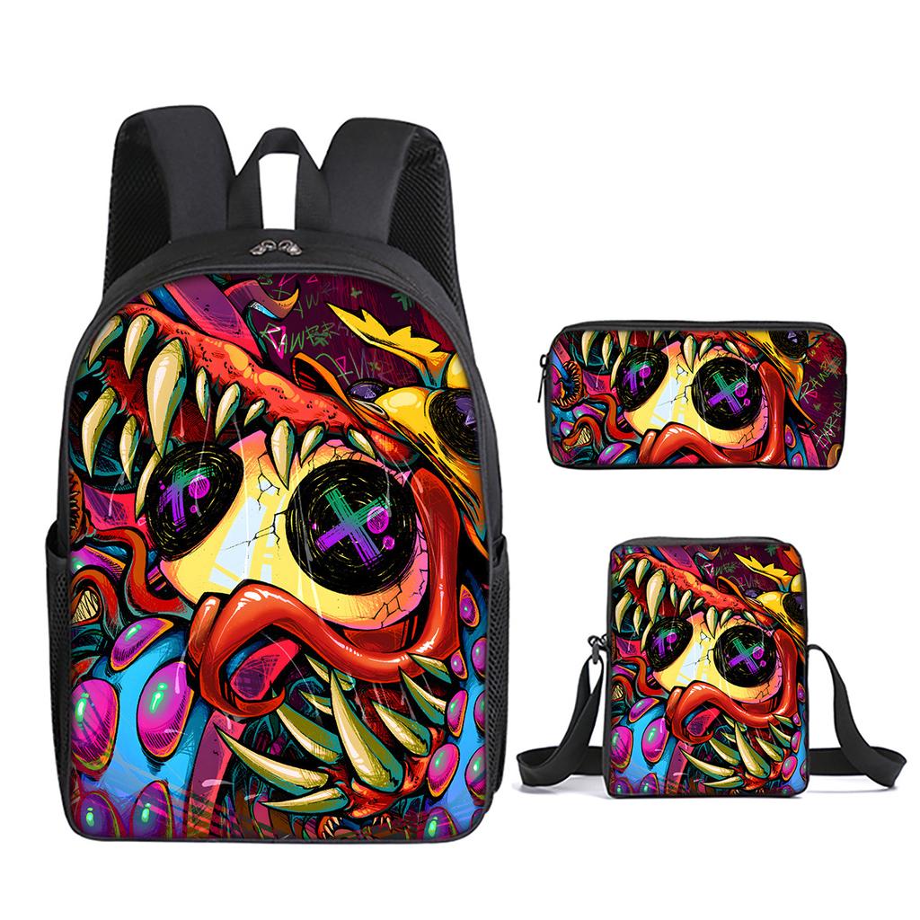 R.E.P.O. Game 3Pcs/Set Backpack Student School Shoulder Bag Kid Cute Travel Backpack Children Birthday Gifts