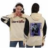 Jujutsu Kaisen Unisex Autumn-Winter Color Block Fleece Hoodie