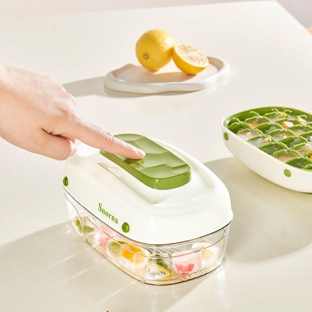 Quick Freezing Ice Storage Box Easy Release Ice Maker Mold Ice Cube Tray Mold Household