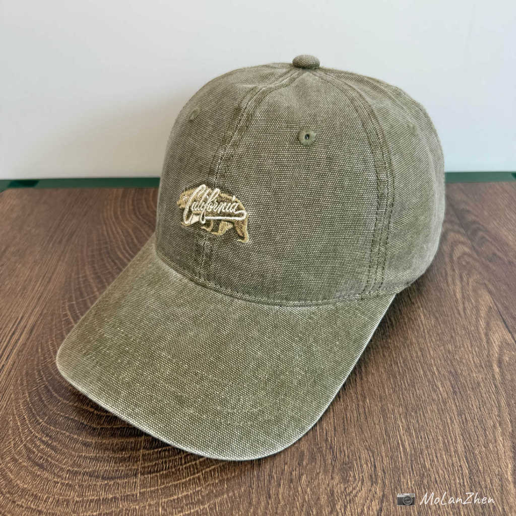 Bear Embroidery Baseball Cap With Wide Brim For Men Women Summer Sunshade