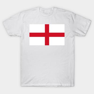 Asian Size Cotton Unisex Tshirt Print T-shirt St George Cross T-shirt No-Cut Print Regular Fit
