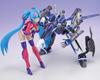 AOSHIMA VFG Macross Frontier Super Messiah Clan Clan Height 155mm plastic model VF-25G approx. Color-coded MC-07