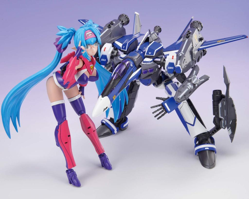 AOSHIMA VFG Macross Frontier Super Messiah Clan Clan Height 155mm plastic model VF-25G approx. Color-coded MC-07