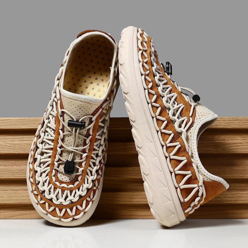 Summer Hand-woven Men's Sandals Men Casual Shoes Men Sneakers Beach Sandals Men Shoes