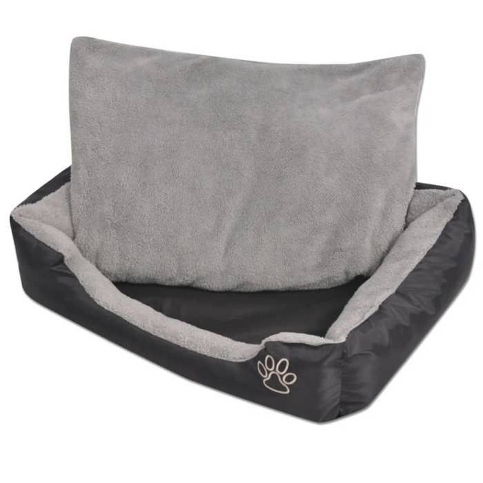 Lit pour chiens - vidaXL - Taille XL - Noir - Rembourré - Antidérapant - Intérieur
