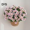 Artificial Flower Plastic Beautiful Bright Colored Aesthetic Simulation Chrysanthemum