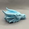 Dragon Head Storage Tray 3D Printed Gothic Table Organizer Desktop Key Jewelry Holder for Entryway Home Office Bedroom Dressing Table Nightstand