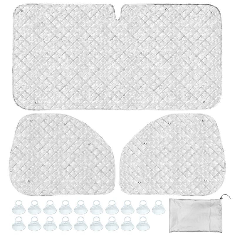 Car Sun Visors For Fiat Ducato 2006-2022 Internal Thermal Blinds 7 Layers Cover Windscreen Auto Sunshades Interior Accessories