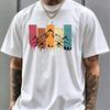 Colorful Mountains Print Tshirts Summer Unisex Casual Fashion Streetwear Harajuku Tops Crew Neck Short Sleeve Cotton Tshirts