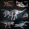 Dinosaur Toy Set: T-Rex, Velociraptor, Mosasaurus & Triceratops Models