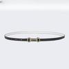 Narrow Belt Women's Fashionable Versatile Dress Belt Thin Decoration Retro Gold Buckle Summer Trousers