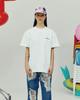 THEMUSEUMVISITOR Washed Denim Ballcap (Pink Blue)
