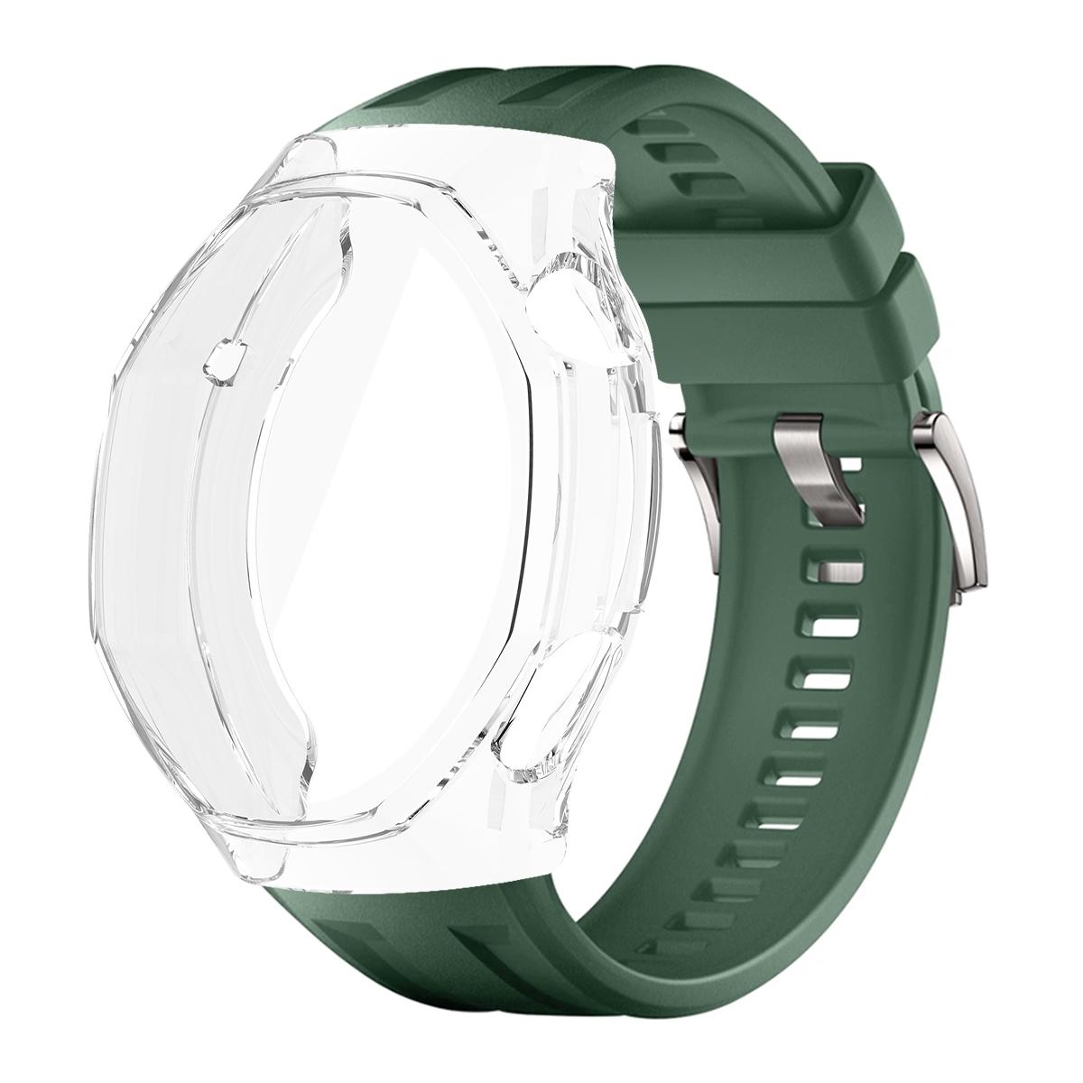 

Чехол из ТПУ + Силиконовый ремешок для Huawei Watch GT6 Pro 46 мм Всесторонний защитный чехол-оболочка для экрана Спортивный ремешок Браслет For Huawei GT6Pro 46