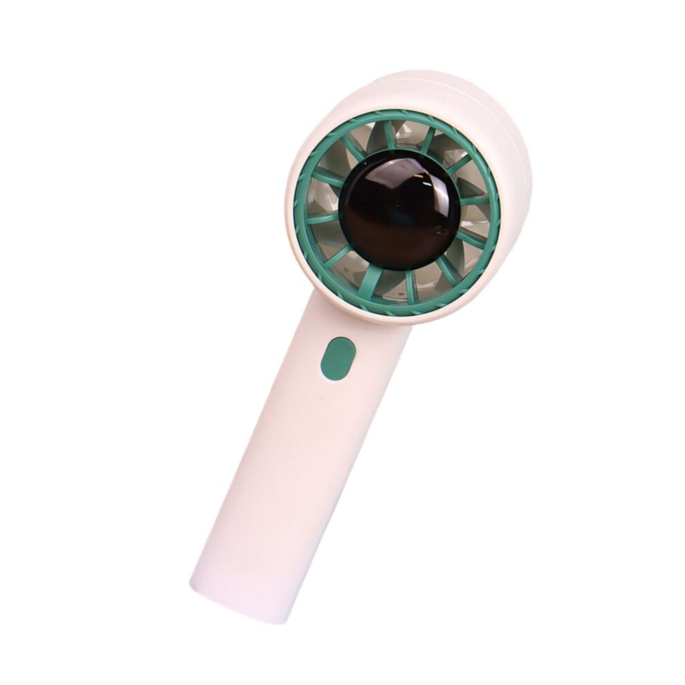 Powerful Handheld Fan Low Noise Cooling Fan for Outdoor,-Green