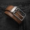 First Layer Cowhide Belt Men'S Handmade Retro Old Vegetable Tanned Pure Cowhide Needle Buckle Men'S Overalls Leather Belt