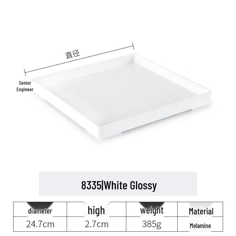 

Rectangular Plastic Serving Tray