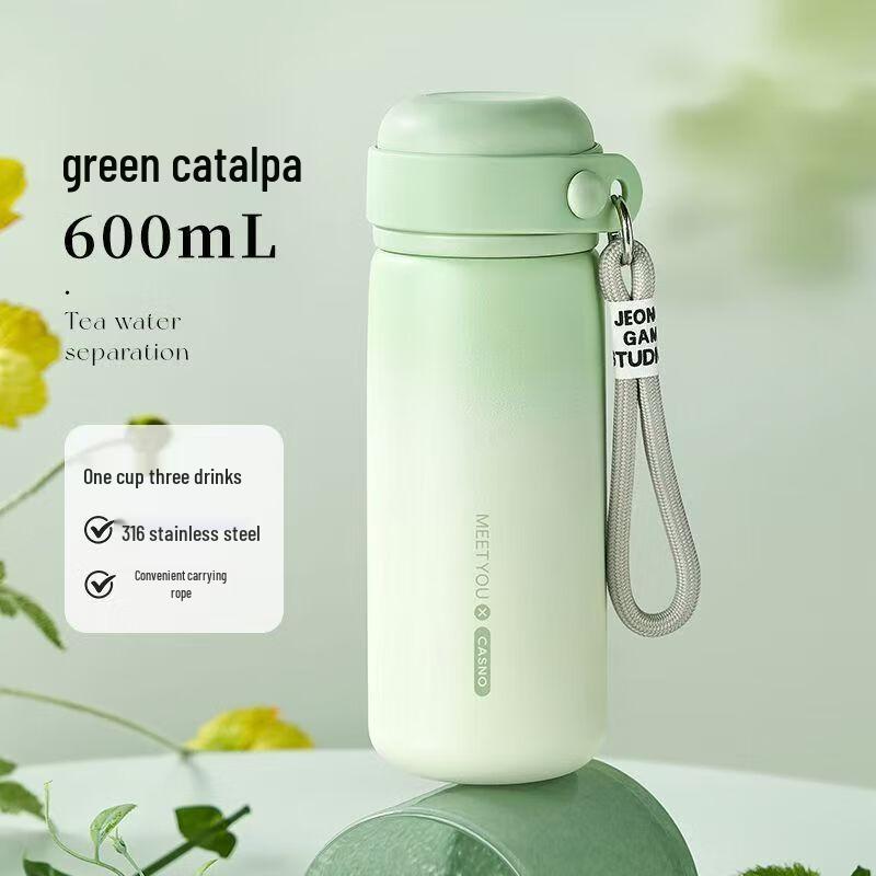 ZISIZ Kids Insulated Double-Drink Straw Cup