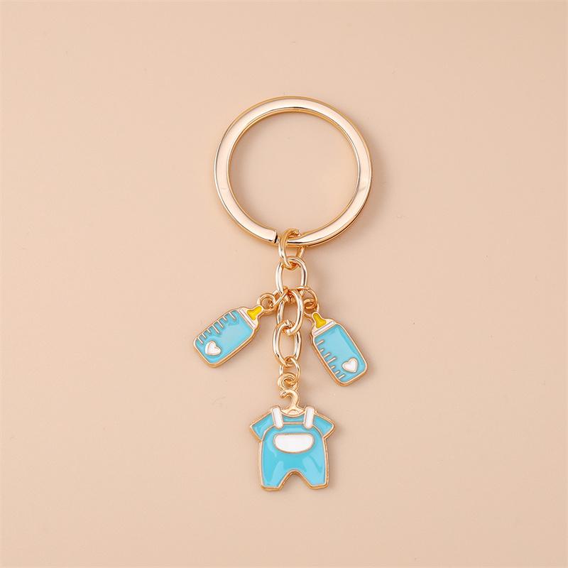 Cute Cartoon Baby Bottle Keychain Keyring Key Holder Accessory Gift