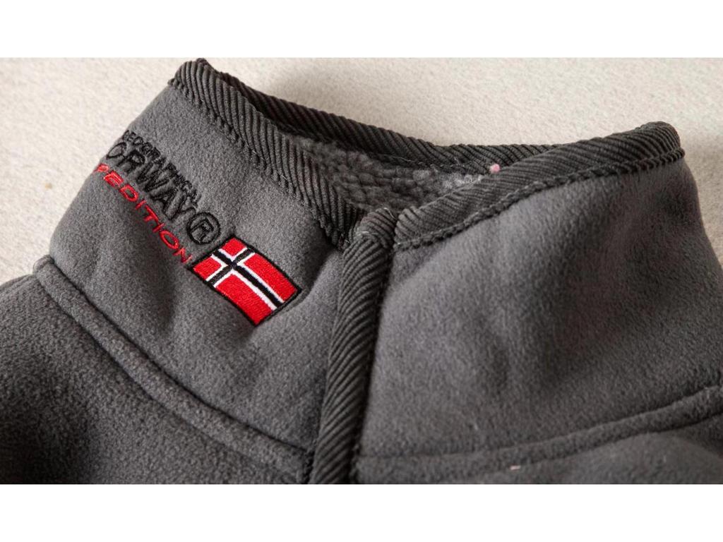 Men's Winter Windproof Fleece-Lined Jacket - Stand Collar, Lamb's Wool, Solid Color, Casual Style