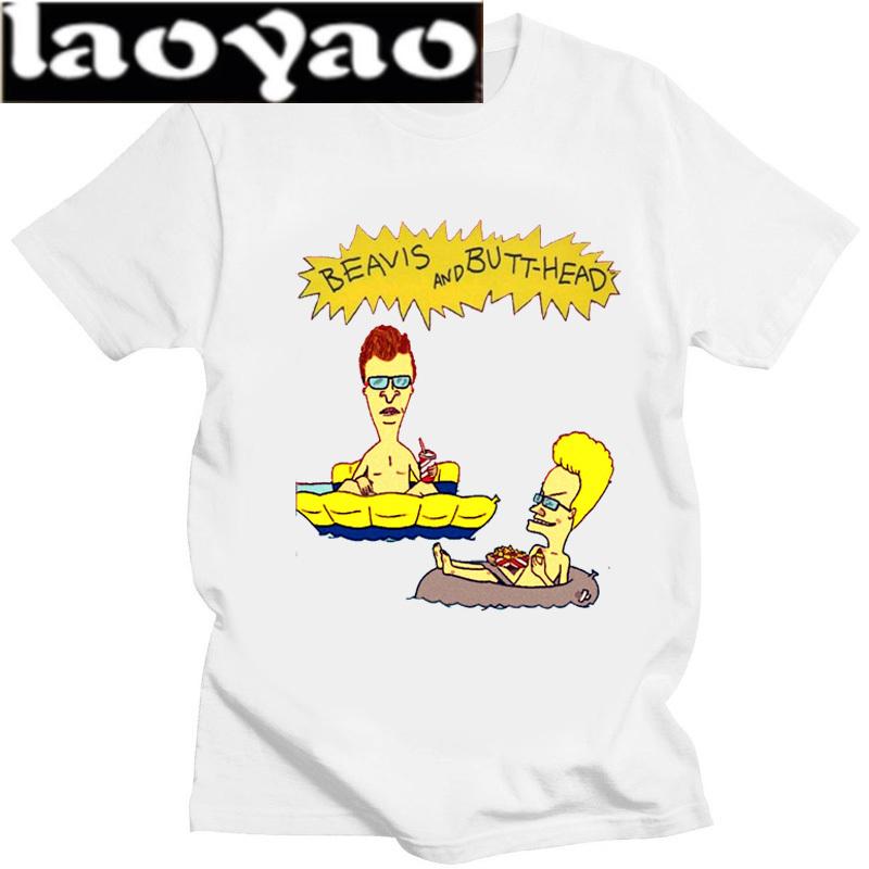 Beavis and Butthead BB Newest TShirt for Unisex Around The Christmas Tree Round Collar Basic Distinctive Birthday Gift Tops
