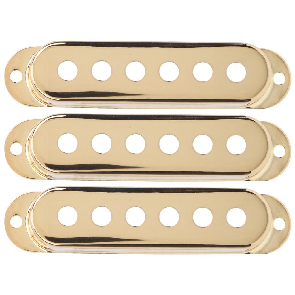 3Pcs Single Pickup Cover Brass 48mm 50mm 52mm Musical Instrument Accessories for ST SQ Electric Guitar