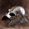 Viking Gjermundbu Helmet  Norse Warrior Armor  Medieval Combat LARP Gear  Handmade Steel And Brass Helmet for Collectors Reenactment