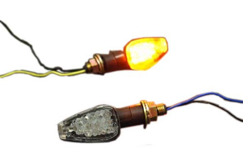 ALCAN HANDS LED Turn Signal Tiny Black/Clear KA001SC чёрный