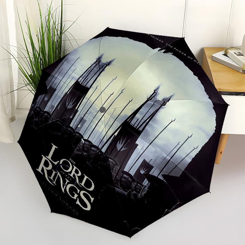 

1pc The Lord of the Rings: The Two Towers Umbrella with Plastic Handle,Suitable for All Seasons Travel Outdoor Multi-functional UmbrellaDCS235