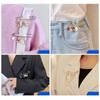 Fashion Silver Safety Brooch Pins Multi Holes Connectors Findings Accessories Brooches DIY Charms Scarf Buckle Dress Decoration