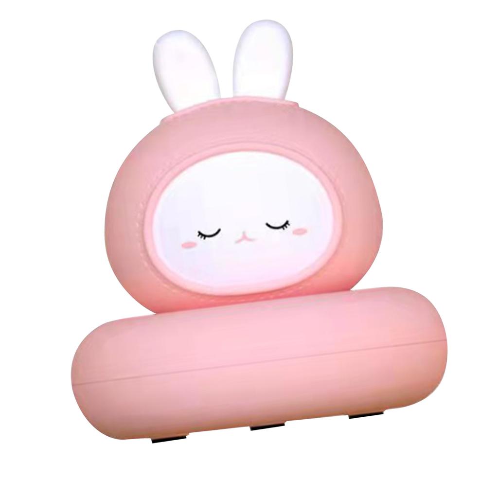 Rabbit Night Light Soft Light Rechargeable Cute Tap Control Nursery Light for Baby Toddler for Home Bedroom DC5V