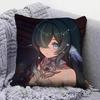 Vodyanitsa  Genshin Impact   Pillow Covers Home Sofa Cushion Covers and Aecorative Custom
