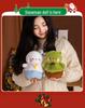 Cute Snowman & Santa Plush Christmas Ornaments - Holiday Decoration Gifts.