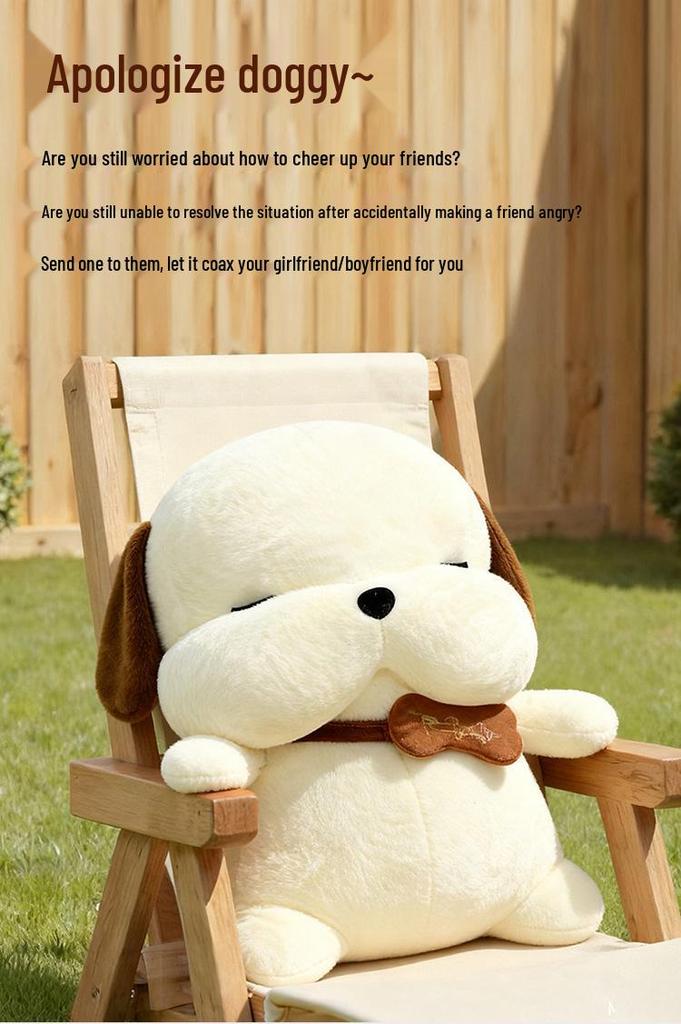 Cute Apology Talking Dog Plush Toy - Comfort Gift for Girlfriend